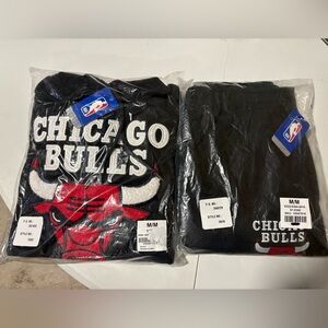 Chicago Bulls NBA 2pc Sweatsuit Hoodie and Pants - New with Tags - NBA Licensed